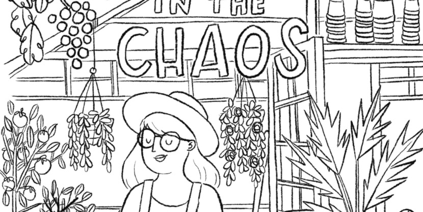 Comforting coloring page – Marloes de Vries – Flow Magazine