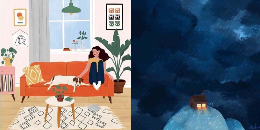 comforting illustrations