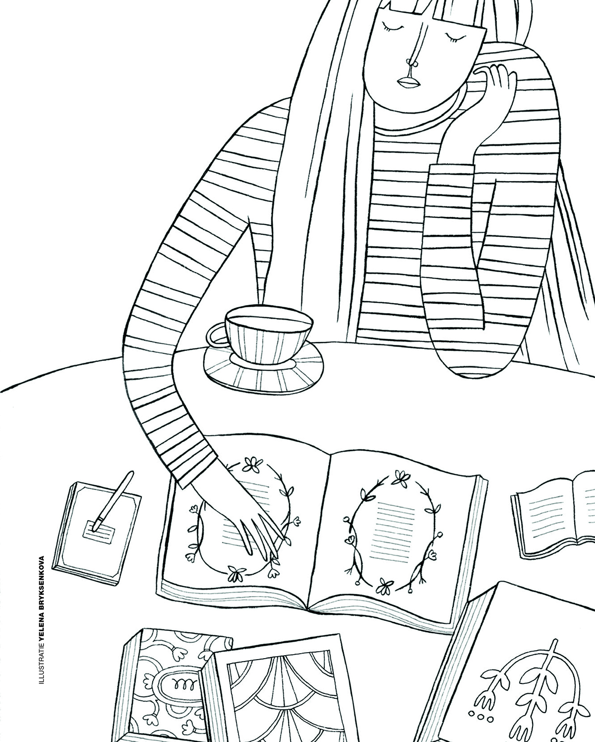 Coloring page – Yelena Bryksenkova: journal
