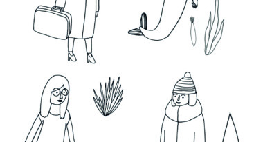 Coloring page - Kate Pugsley: people